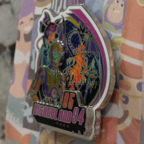 Disneyland 60th Pin Decades 85-94 Star Tours Captain E-0 Splash Mountain Granito - Picture 3 of 3